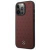 Mercedes MEHCP13LPSQRE iPhone 13 Pro / 13 6,1" czerwony/red hardcase Leather Stars Pattern