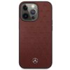 Mercedes MEHCP13LPSQRE iPhone 13 Pro / 13 6,1" czerwony/red hardcase Leather Stars Pattern