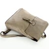 Plecak skórzany minimalizm old look leather backpack - MARCO MAZZINI beż taupe
