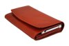 Skórzane portfele damskie -  Barberini's - Czerwony 