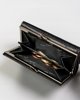 Skórzany portfel damski na bigiel i zatrzask — Pierre Cardin