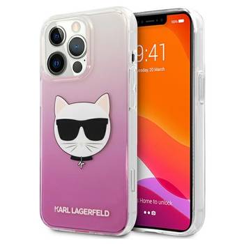 Karl Lagerfeld KLHCP13LCTRP iPhone 13 Pro / 13 6,1" hardcase różowy/pink Choupette Head