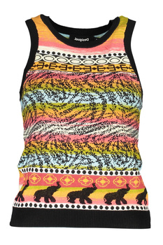 TANK TOP DAMA DESIGUAL NEGRU